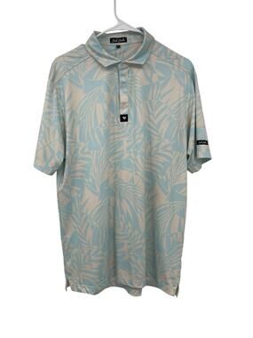Bad Birdie Polo Shirt St Tropez Palm Golf Size Large